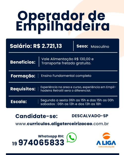 Operador de Empilhadeira