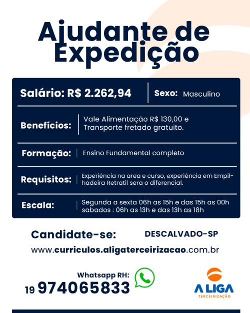 Ajudante de Expedição